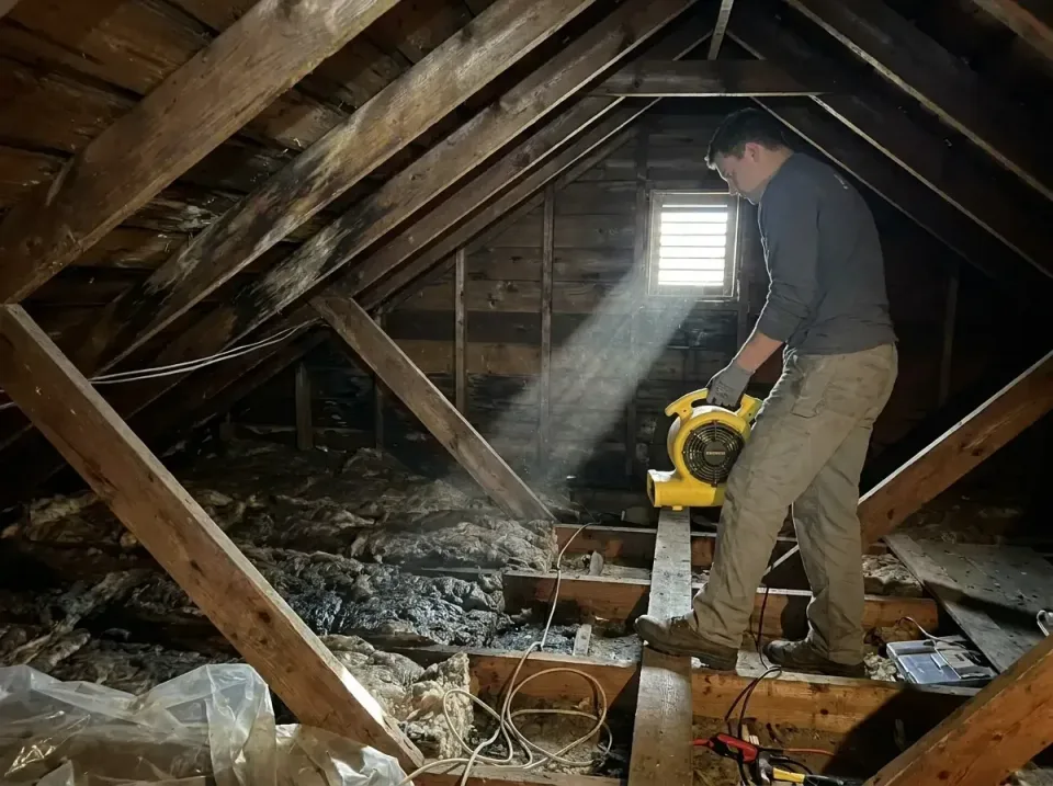 attic-water-damage-drying-proc-007 — frequently asked questions, Emergency Water Extraction & 24/7 Flood Response in Midfiel…